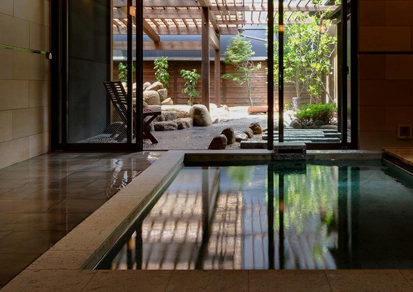 写真：昼神の棲 玄竹の大浴場